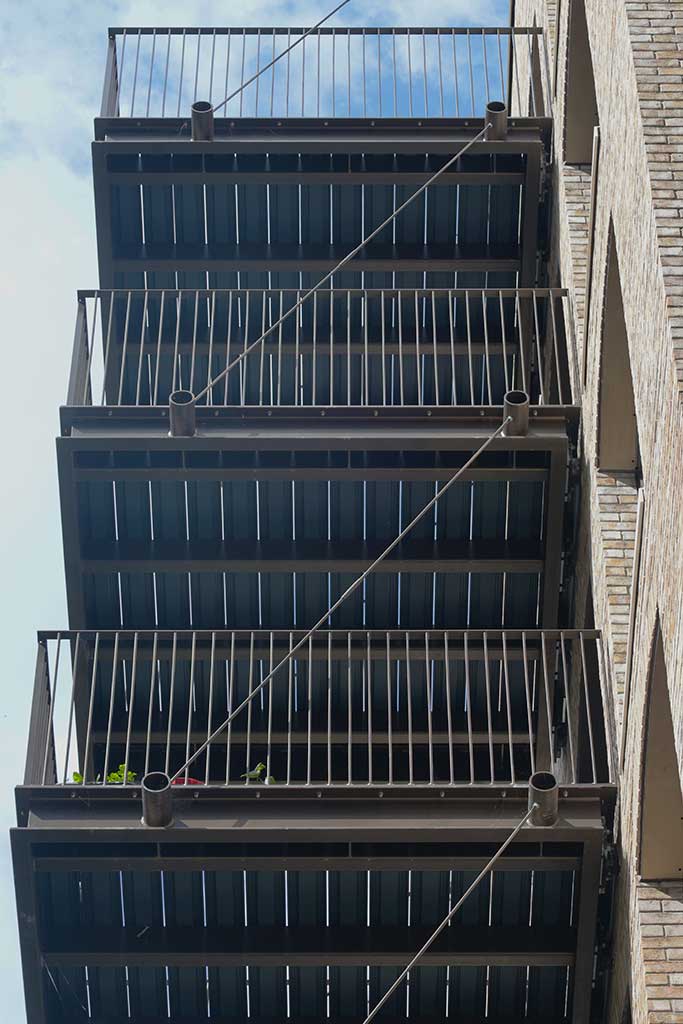 Brentford Waterside external balconies