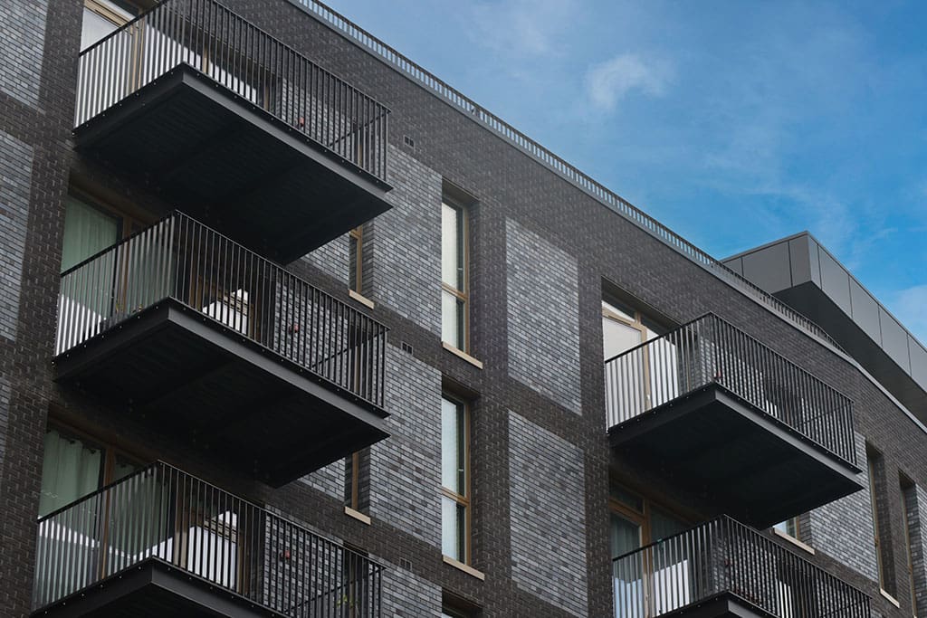 Brentford Waterside external balconies