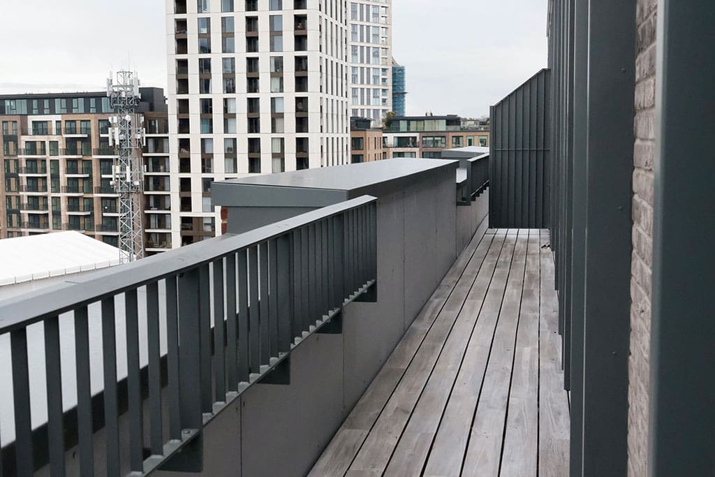 Vitrified Composite terrace and skyline