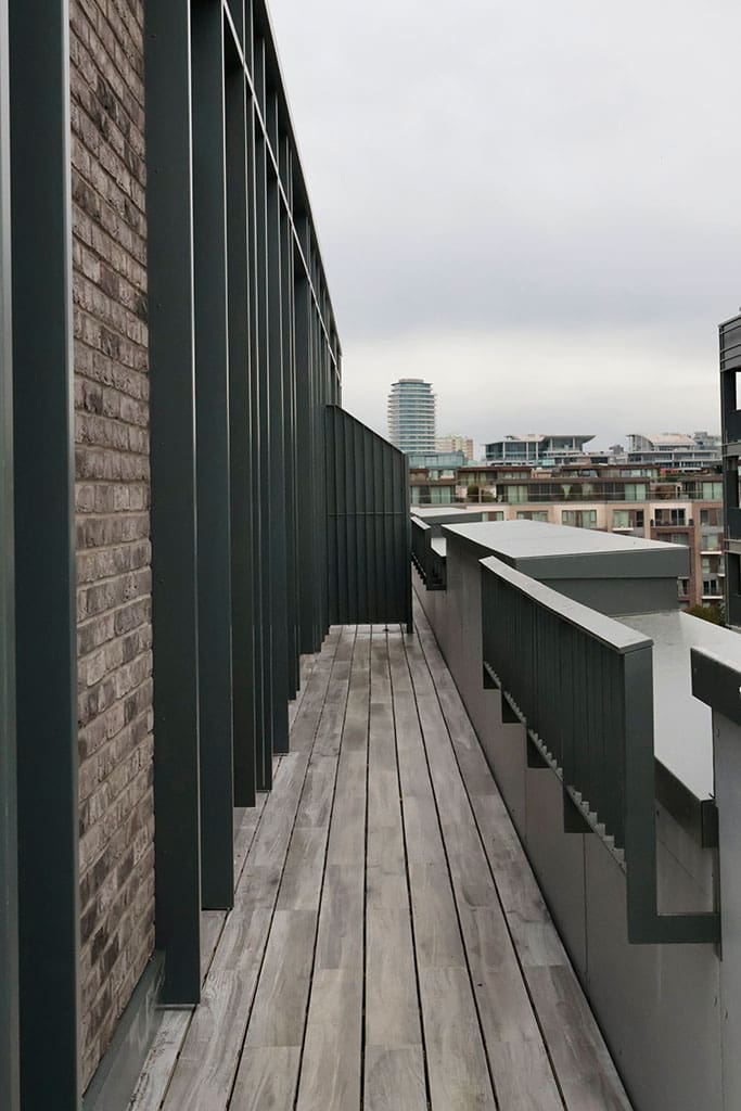 Vitrified Composite terrace and skyline