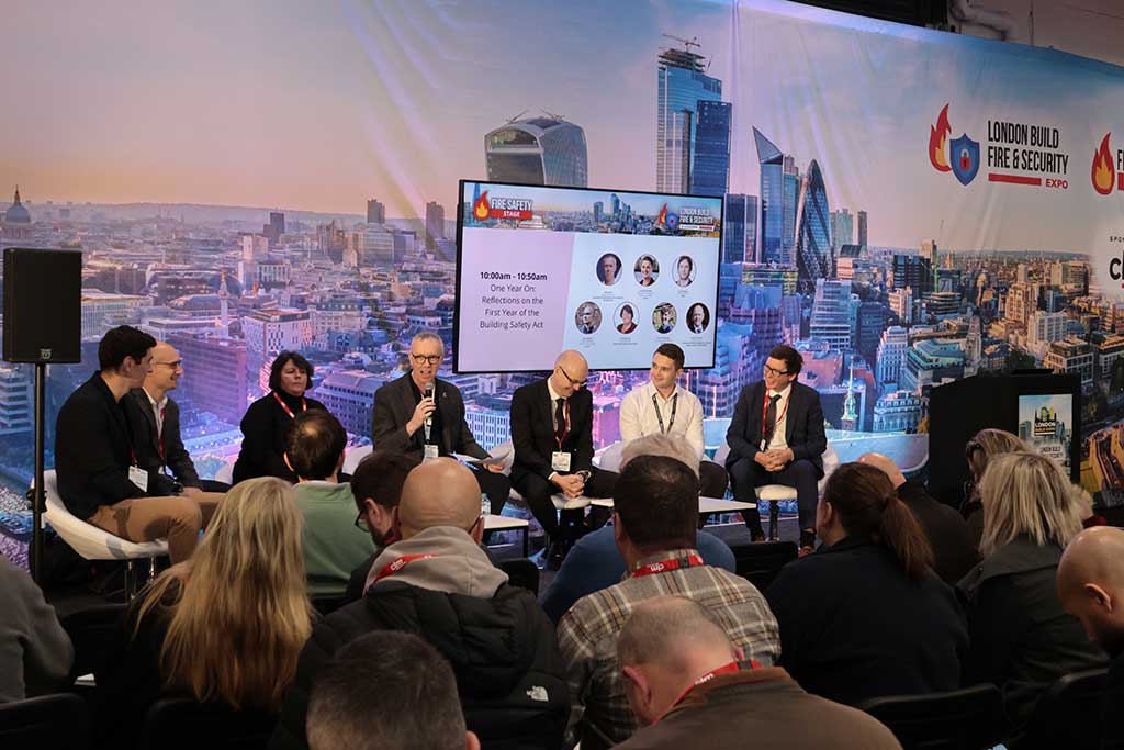 Fire safety panel - London Build 2024