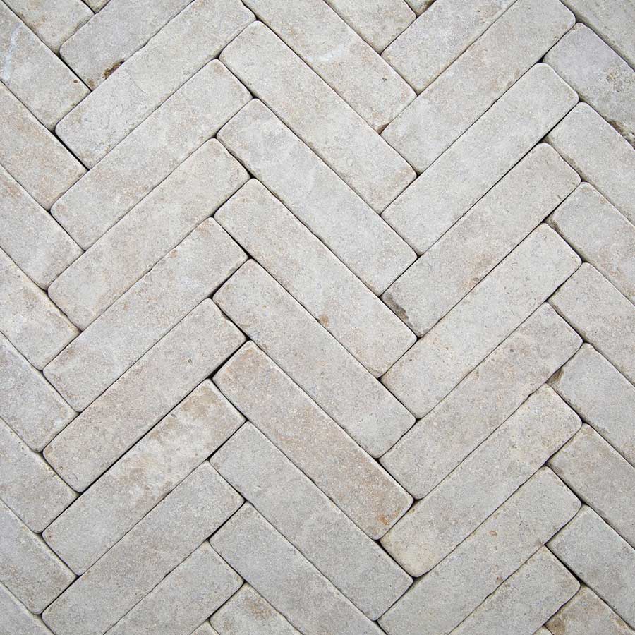 LS-DB Desert Beige Limestone Setts etched